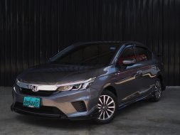 2021 Honda City G7 1.0 SV เทาดำ - มือเดียว วารันตี-2024 ปี21แท้ รุ่นรองท็อปSV รถสวย รถบ้าน ฟรีดาวน์