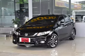 Honda CIVIC 1.8 E i-VTEC ปี 2015 รถบ้านมือเดียว ใช้น้อยมากเข้าศูนย์ตลอด ไม่เคยติดแก๊ส สวยเดิม ฟรีดาว