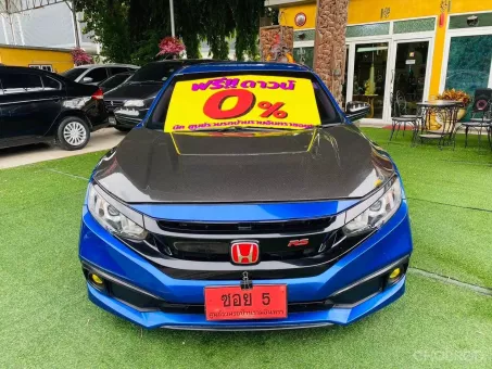 2021 Honda CIVIC 1.8 E i-VTEC สีน้ำเงินใหม่ Brilliant Sporty Blue รถเก๋ง 4 ประตู 