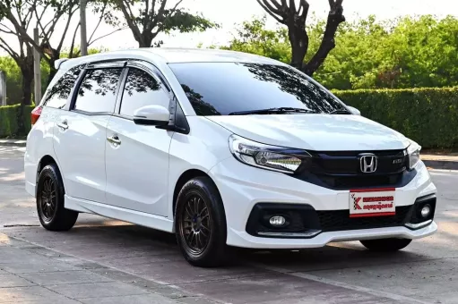 Honda Mobilio 1.5 RS 2018 รถบ้านมือเดียวตัวพิเศษชุดแต่งศูนย์รอบคัน ไมล์ 5 หมื่นกว่าโล